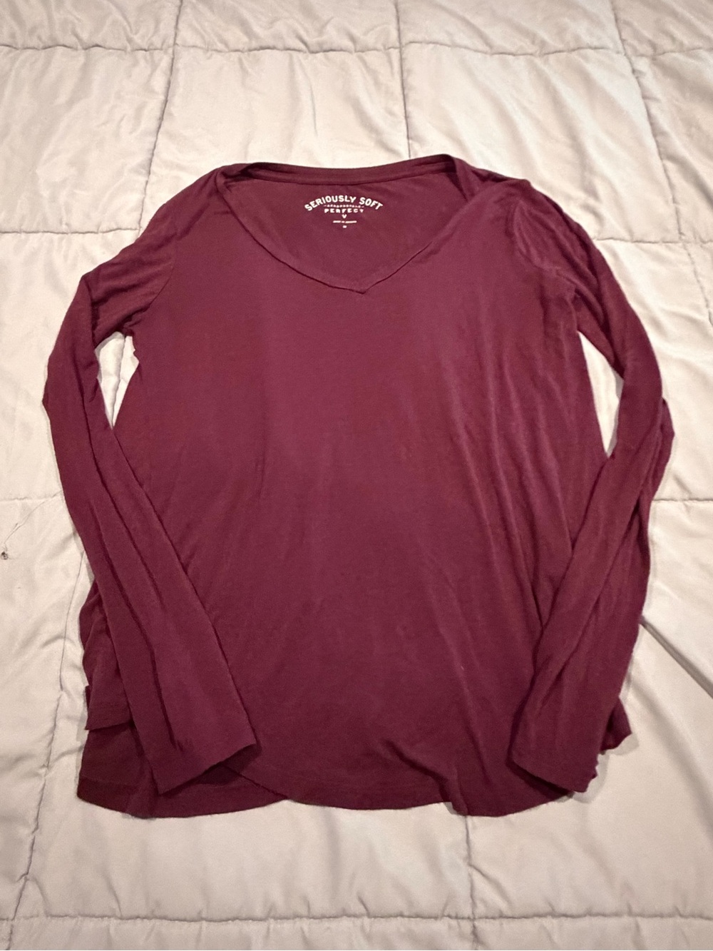 Aeropostale Seriously Soft Perfect V-Neck Top